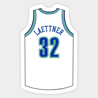 Christian Laettner Minnesota Jersey Qiangy Sticker